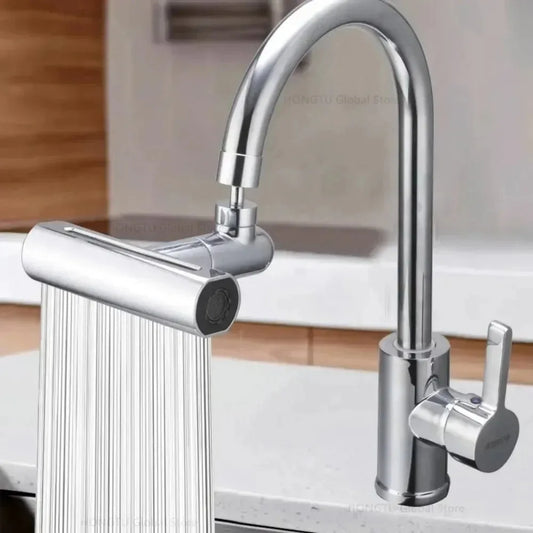 AquaFlow 4-in-1 Swivel Waterfall Faucet Extension