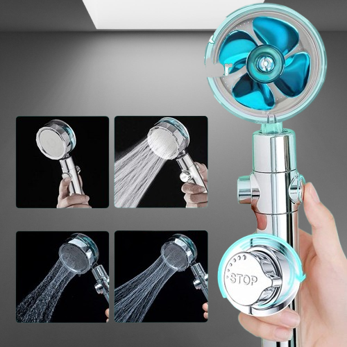 AquaSpin 360º Turbo Shower Head